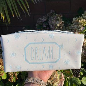 Rae Dunn White Make Up Bag